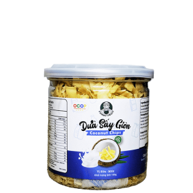 Dừa Sấy Giòn Vị Sữa hộp 150gr